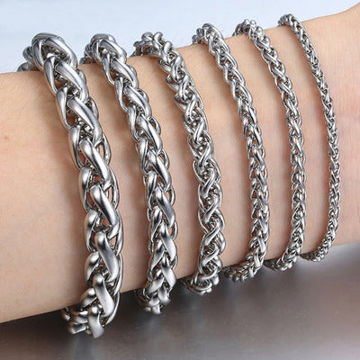 Titanium Steel U Shaped Bracelet Anti Fatigue Jewelry
