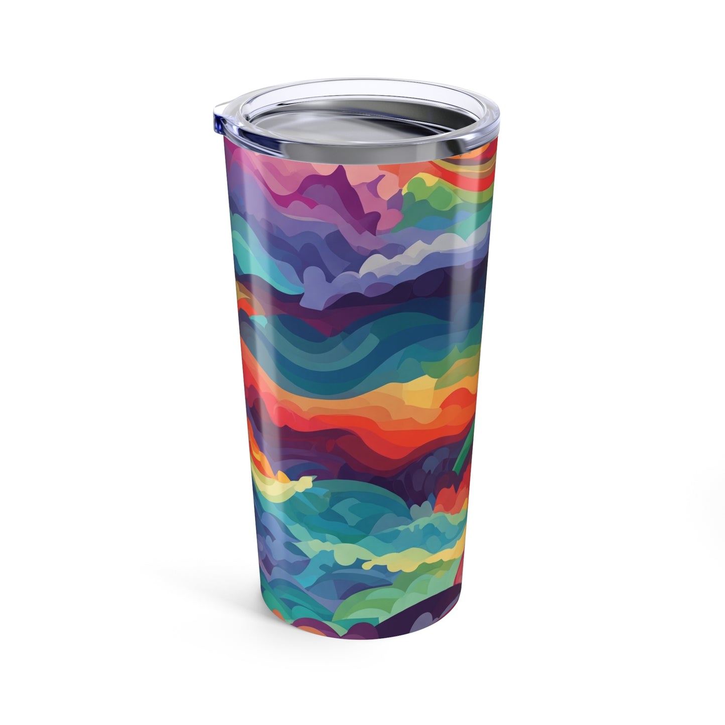 20 Ounce Stainless Steel Tumbler With Vacuum Insulation Leak Proof Spill Resistant Lid