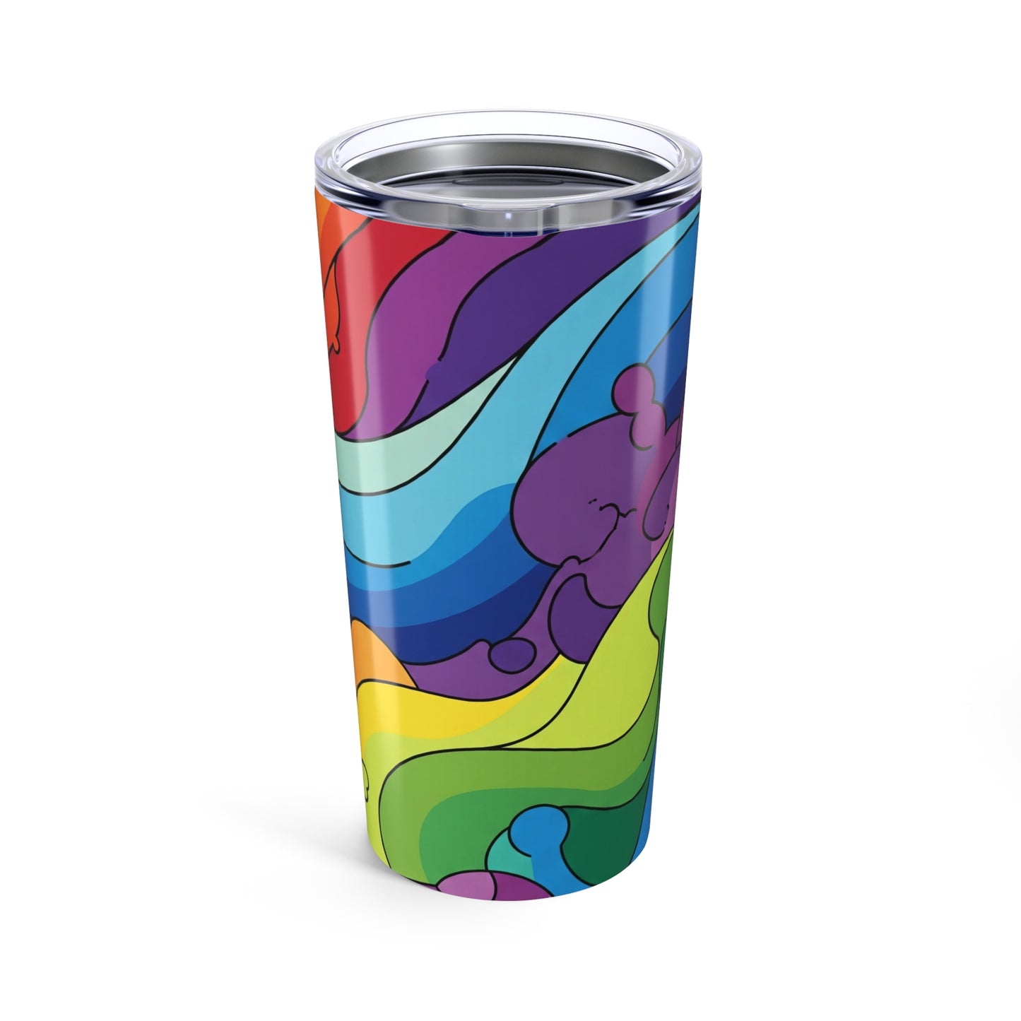 20oz Stainless Steel Tumbler With Double Wall Vacuum Insulation Travel Mug Spill Resistant For Hot And Cold