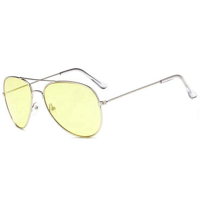 Vintage Sunglasses Plastic Frame PC Lens Non Polarized Ocean Film Lens Enhanced Vision Retro Sun Glasses Eye Protection