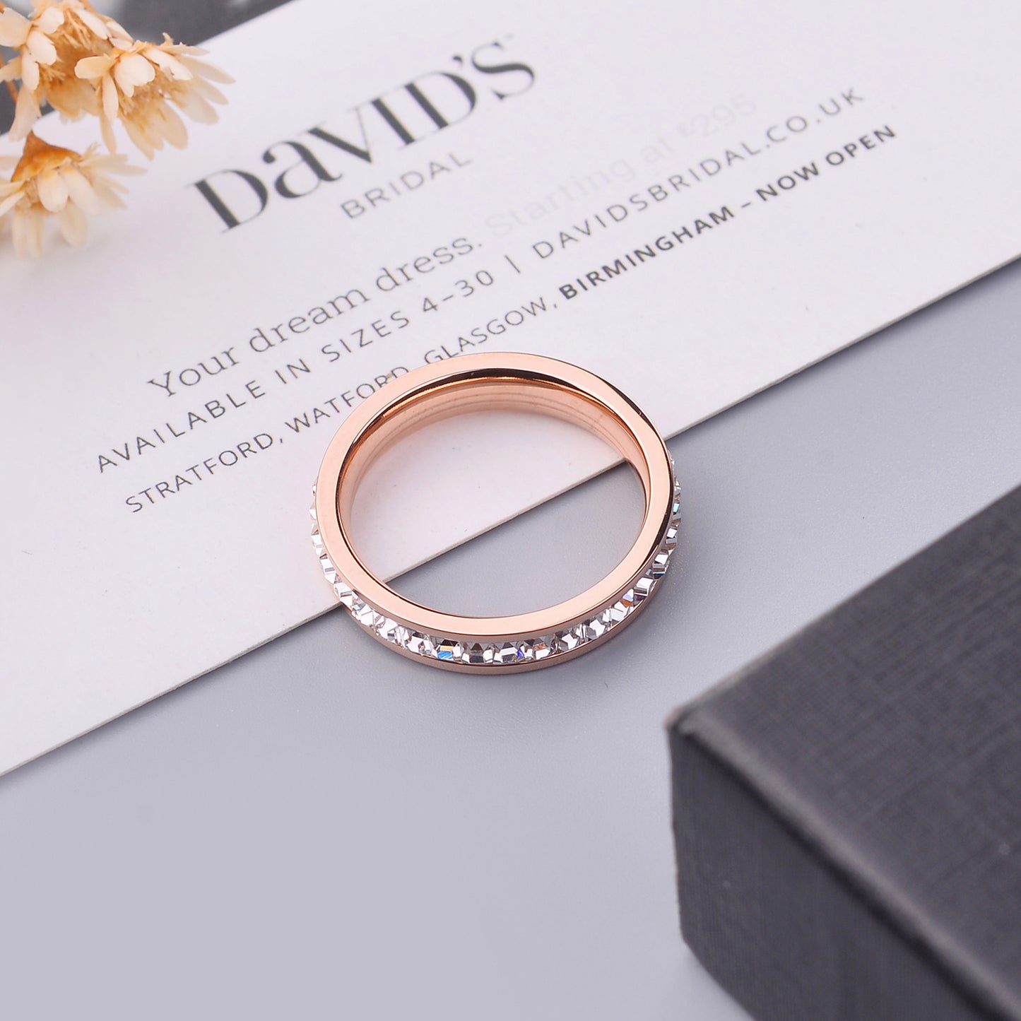 Titanium Steel Rose Gold Plated Ring For Women Bowknot Korean Style Fashion Jewelry Everyday Wear For All Timeless