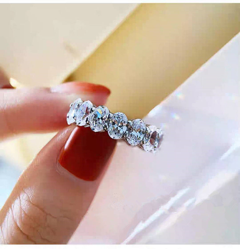 Womens Copper Ring Shiny Wide Face Geometric Design Ring Individually Packed Holiday Gift European American Lux