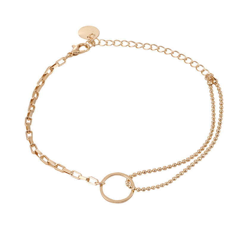 Womens Geometric Ring Bracelet Alloy Korean Style Jewelry