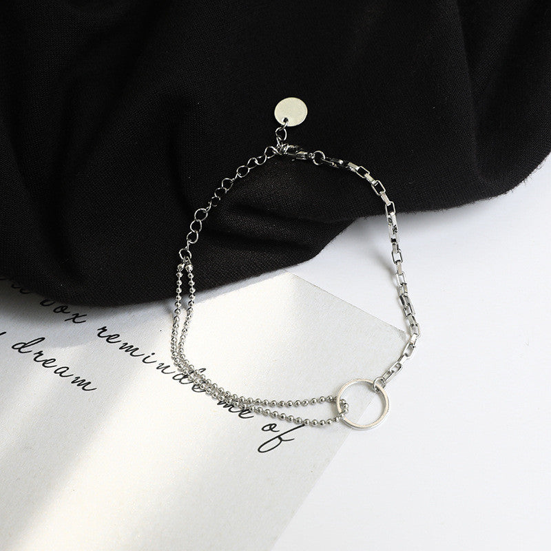 Womens Geometric Ring Bracelet Alloy Korean Style Jewelry