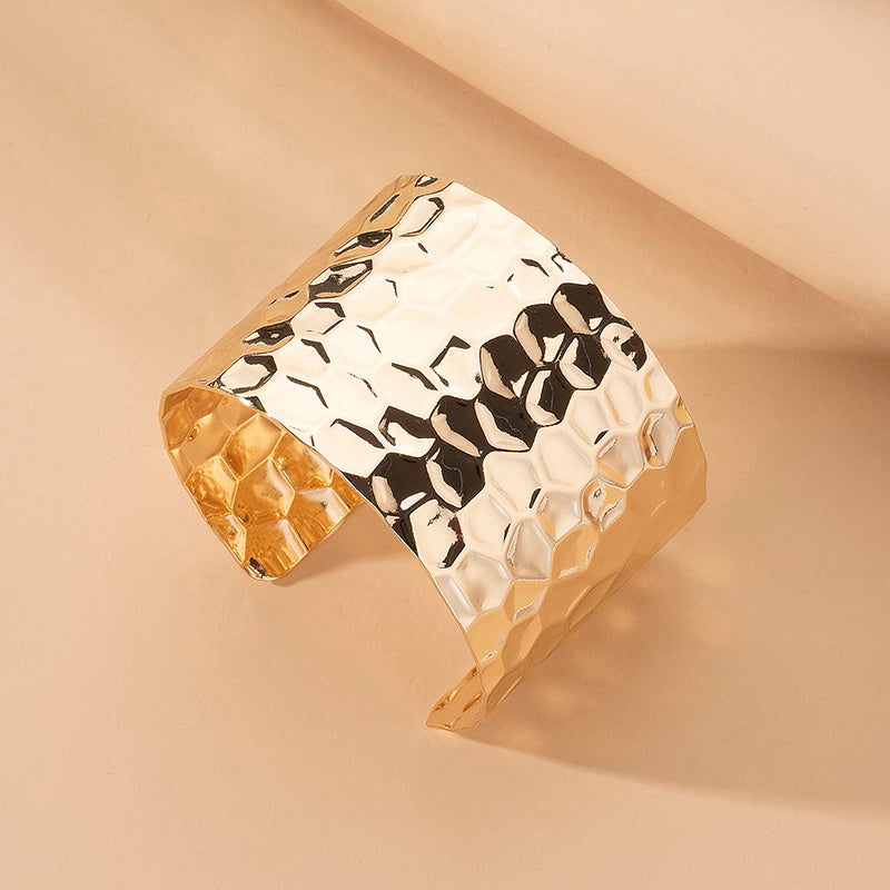 Womens Open Cuff Bangle Bracelet Alloy Silver Plated Gold Plated European American Jewellery Fashion Accessory