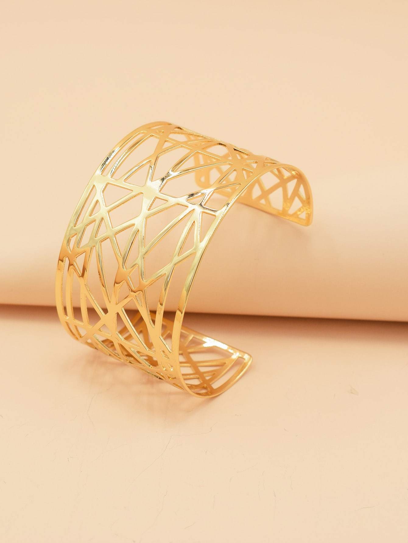 Womens Open Cuff Bangle Bracelet Alloy Silver Plated Gold Plated European American Jewellery Fashion Accessory