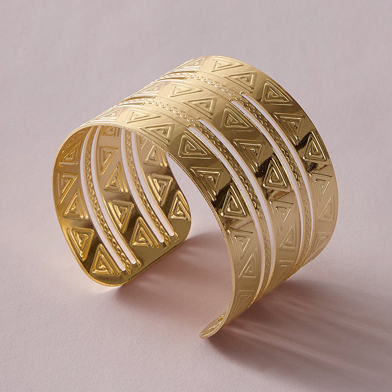 Womens Open Cuff Bangle Bracelet Alloy Silver Plated Gold Plated European American Jewellery Fashion Accessory