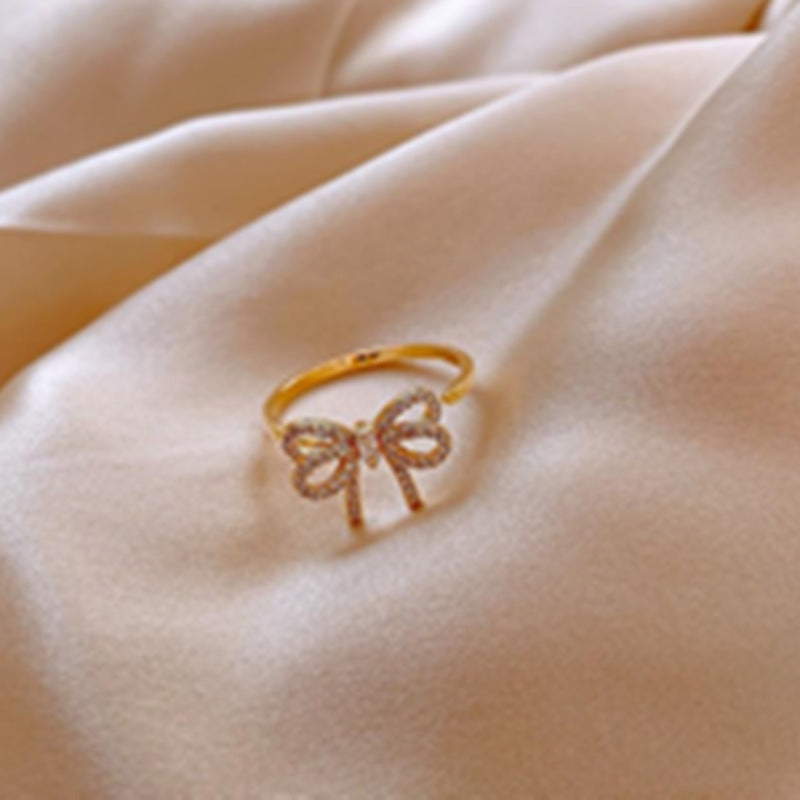 Womens Exquisite Alloy Open Ring With Gemstone Inlaid Sterling Silver Gold Plated Jewelry Fashion Ring Jewelry