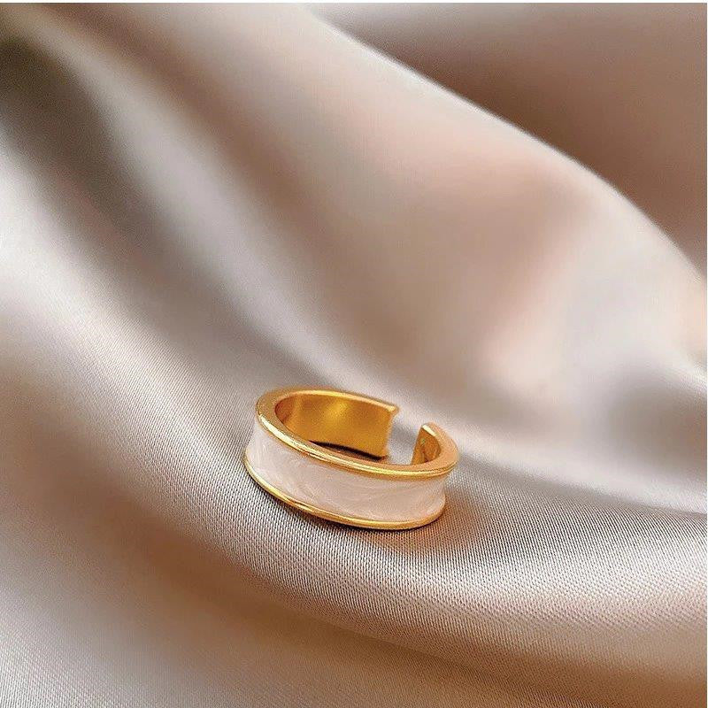 Womens Exquisite Alloy Open Ring With Gemstone Inlaid Sterling Silver Gold Plated Jewelry Fashion Ring Jewelry