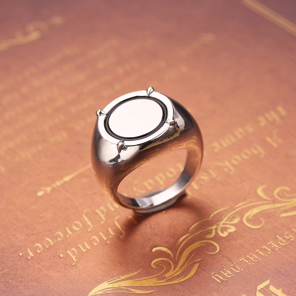 Electroplated Alloy Ring Lightweight Fashion Jewelry For Men And Women In European Style Sizes 8 9 10 11 12 13