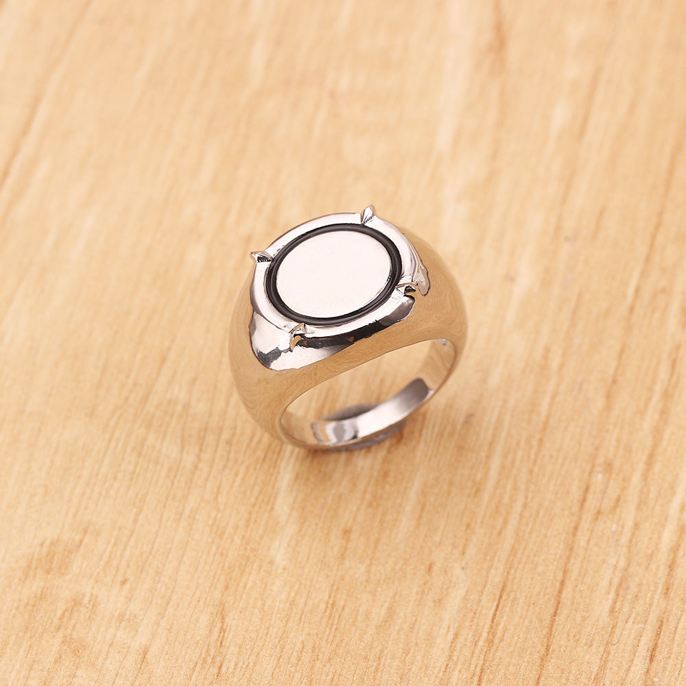 Electroplated Alloy Ring Lightweight Fashion Jewelry For Men And Women In European Style Sizes 8 9 10 11 12 13