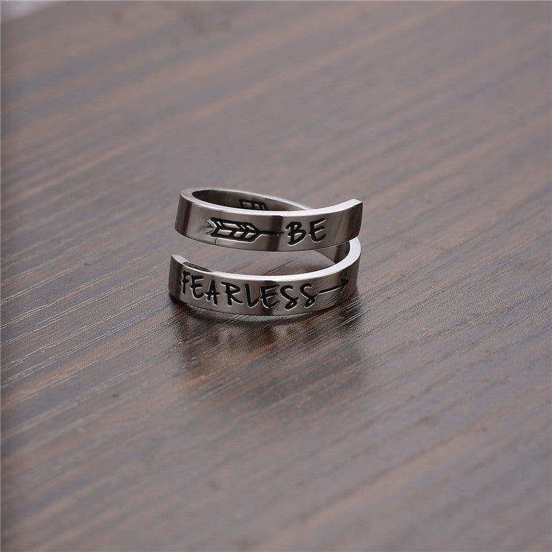Unisex Titanium Steel Double Layer Ring Geometric Design Fashion Jewelry For Men And Women Gift Everyday Style