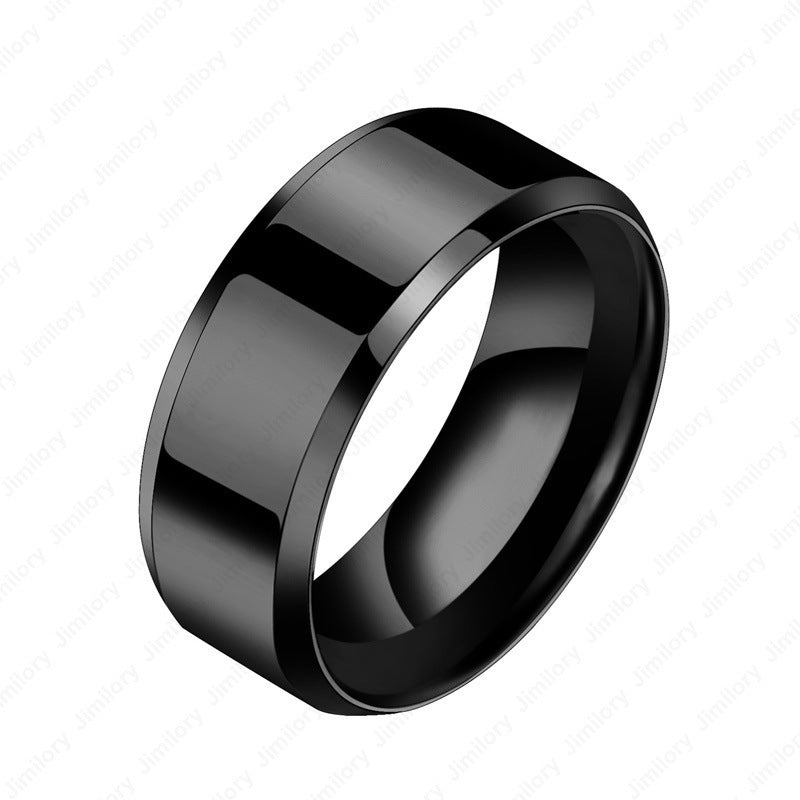 Unisex Stainless Steel Geometric Couple Rings Durable Band Ring for Men and Women Anniversary Gift for Couples Today