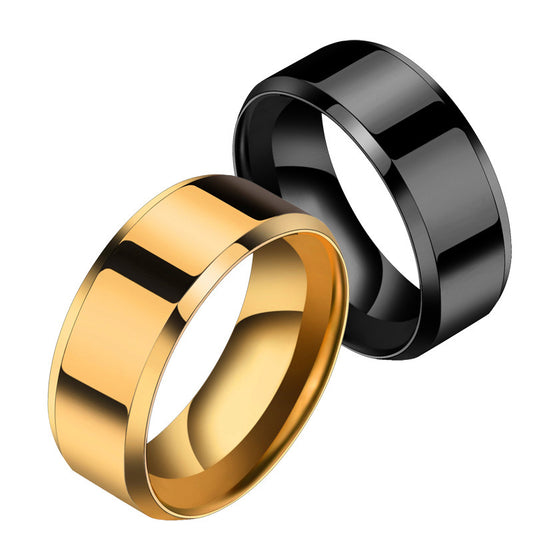 Unisex Stainless Steel Geometric Couple Rings Durable Band Ring for Men and Women Anniversary Gift for Couples Today