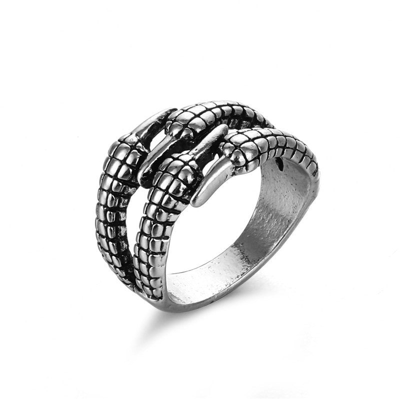 Unisex Vintage Rings Crown Snake Feathered Heart Adjustable Electroplated Jewelry Collection for Everyday Wear