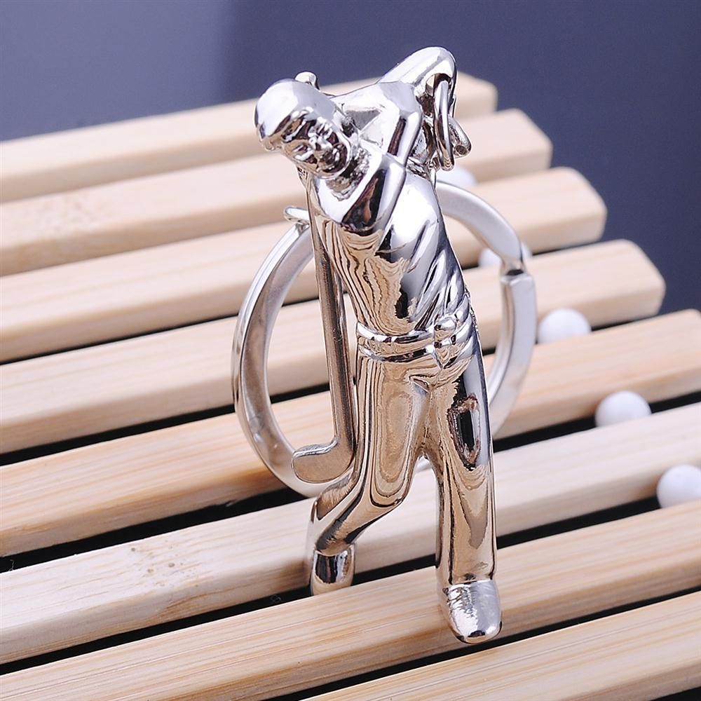 Unisex Metal Keychain Simple Design Key Accessories Pendant Durable Key Holder For Keys Bags Purses Individually Packed