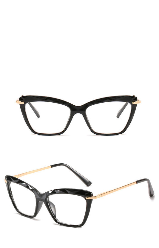 Womens Triangle Sunglasses Lightweight Full Frame Flat Mirror Glasses TR90 Frame Sun Glasses Durable UV Lenses