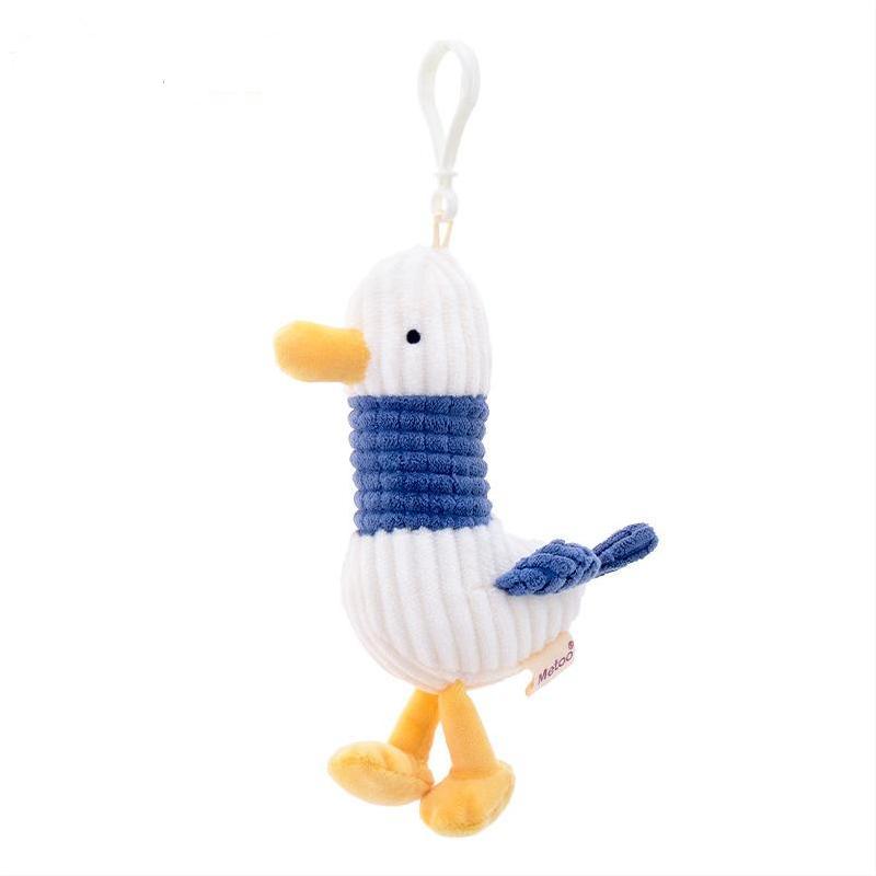 Cute Plush Animal Keychain Soft Stuffed Toy Hanging Decoration For Backpacks And School Bags With Bright Colors