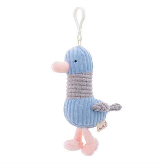 Cute Plush Animal Keychain Soft Stuffed Toy Hanging Decoration For Backpacks And School Bags With Bright Colors