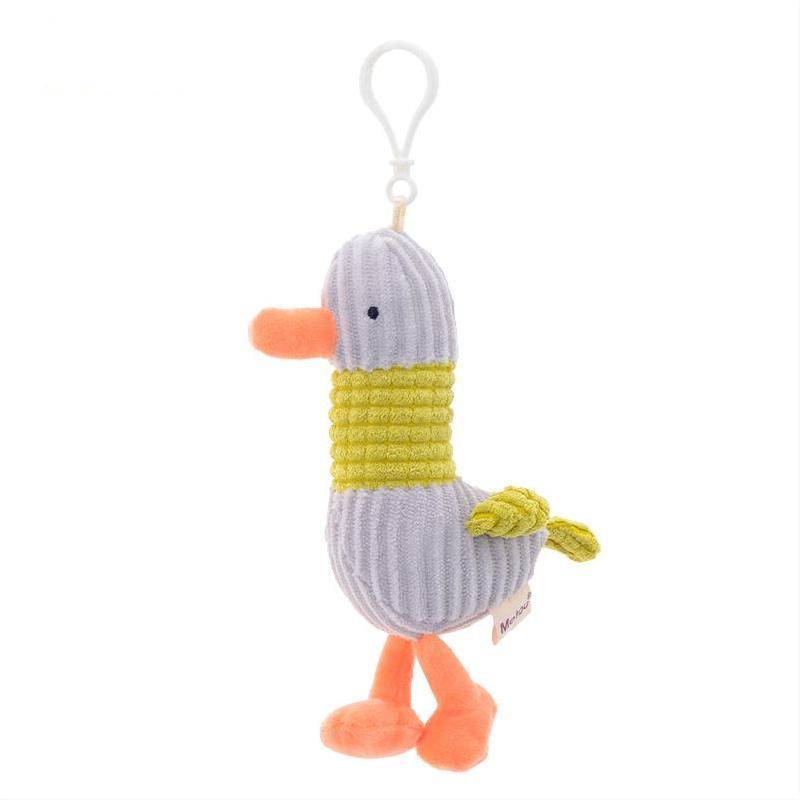 Cute Plush Animal Keychain Soft Stuffed Toy Hanging Decoration For Backpacks And School Bags With Bright Colors