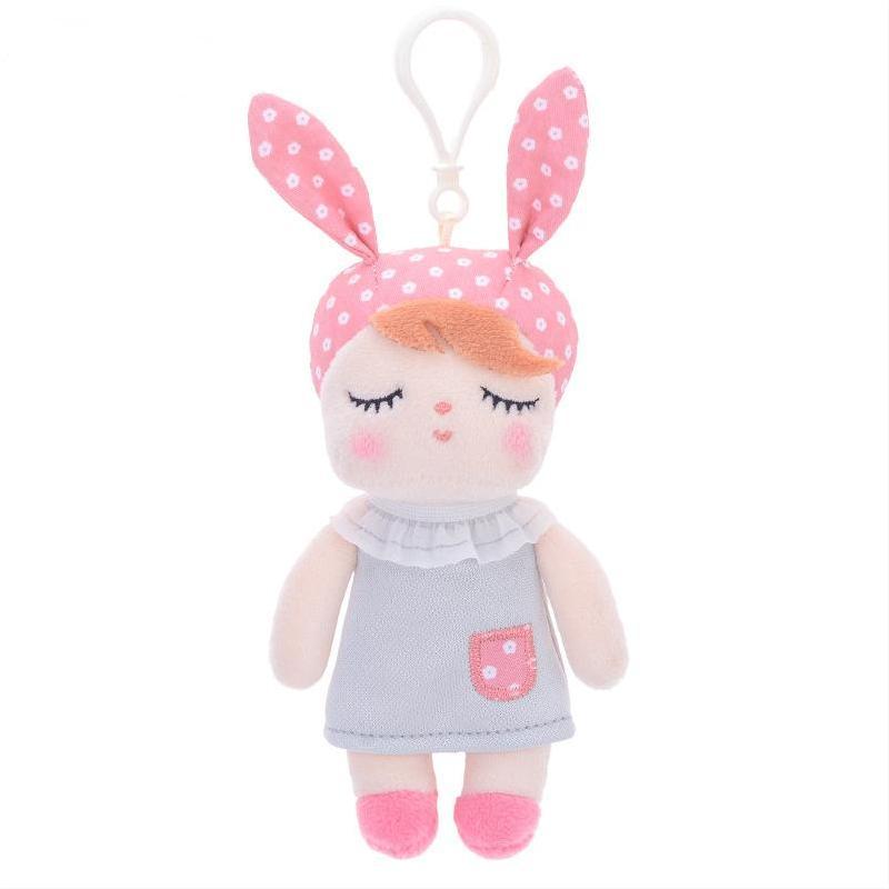 Cute Plush Animal Keychain Soft Stuffed Toy Hanging Decoration For Backpacks And School Bags With Bright Colors