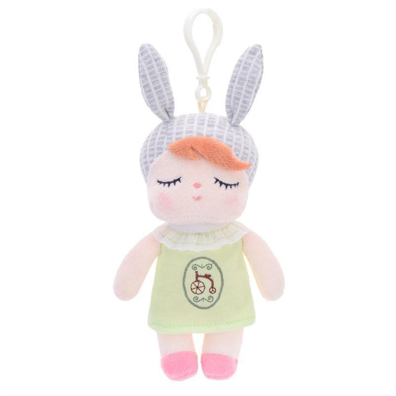Cute Plush Animal Keychain Soft Stuffed Toy Hanging Decoration For Backpacks And School Bags With Bright Colors