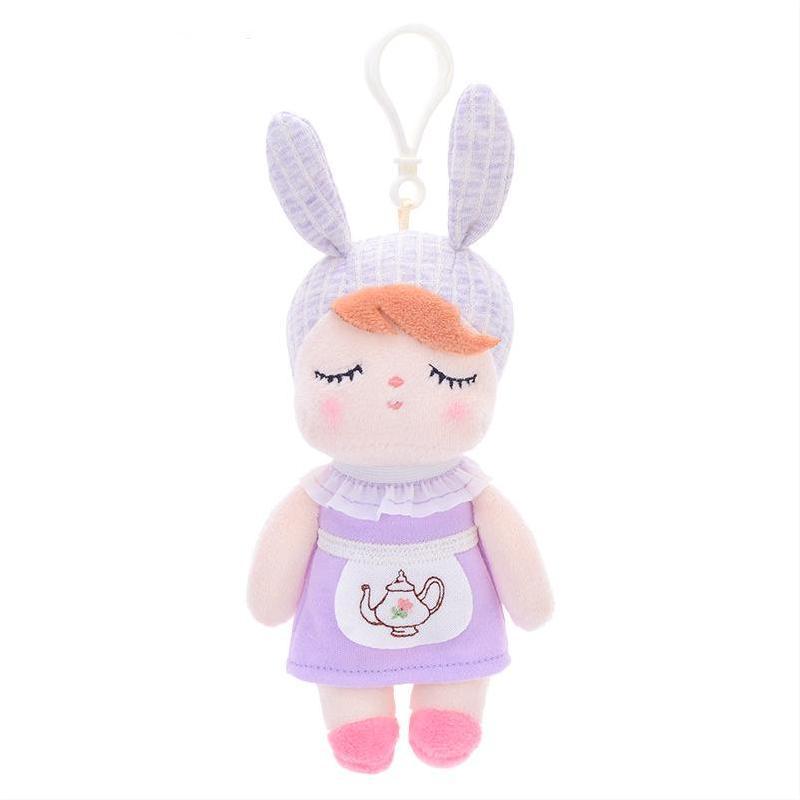 Cute Plush Animal Keychain Soft Stuffed Toy Hanging Decoration For Backpacks And School Bags With Bright Colors