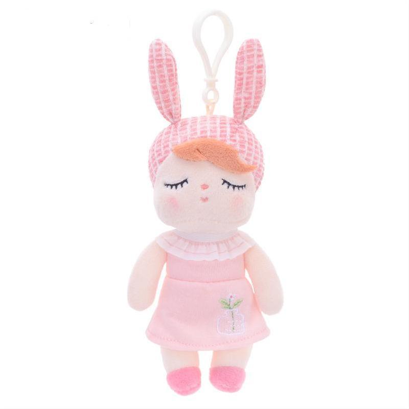 Cute Plush Animal Keychain Soft Stuffed Toy Hanging Decoration For Backpacks And School Bags With Bright Colors