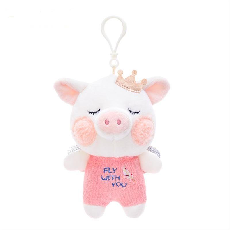 Cute Plush Animal Keychain Soft Stuffed Toy Hanging Decoration For Backpacks And School Bags With Bright Colors