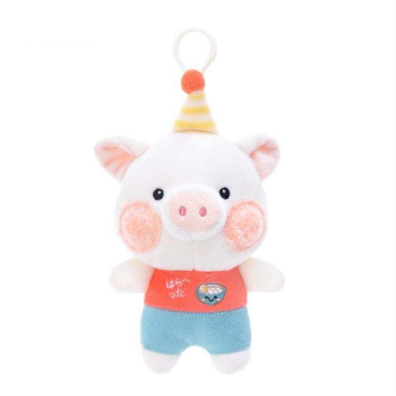 Cute Plush Animal Keychain Soft Stuffed Toy Hanging Decoration For Backpacks And School Bags With Bright Colors