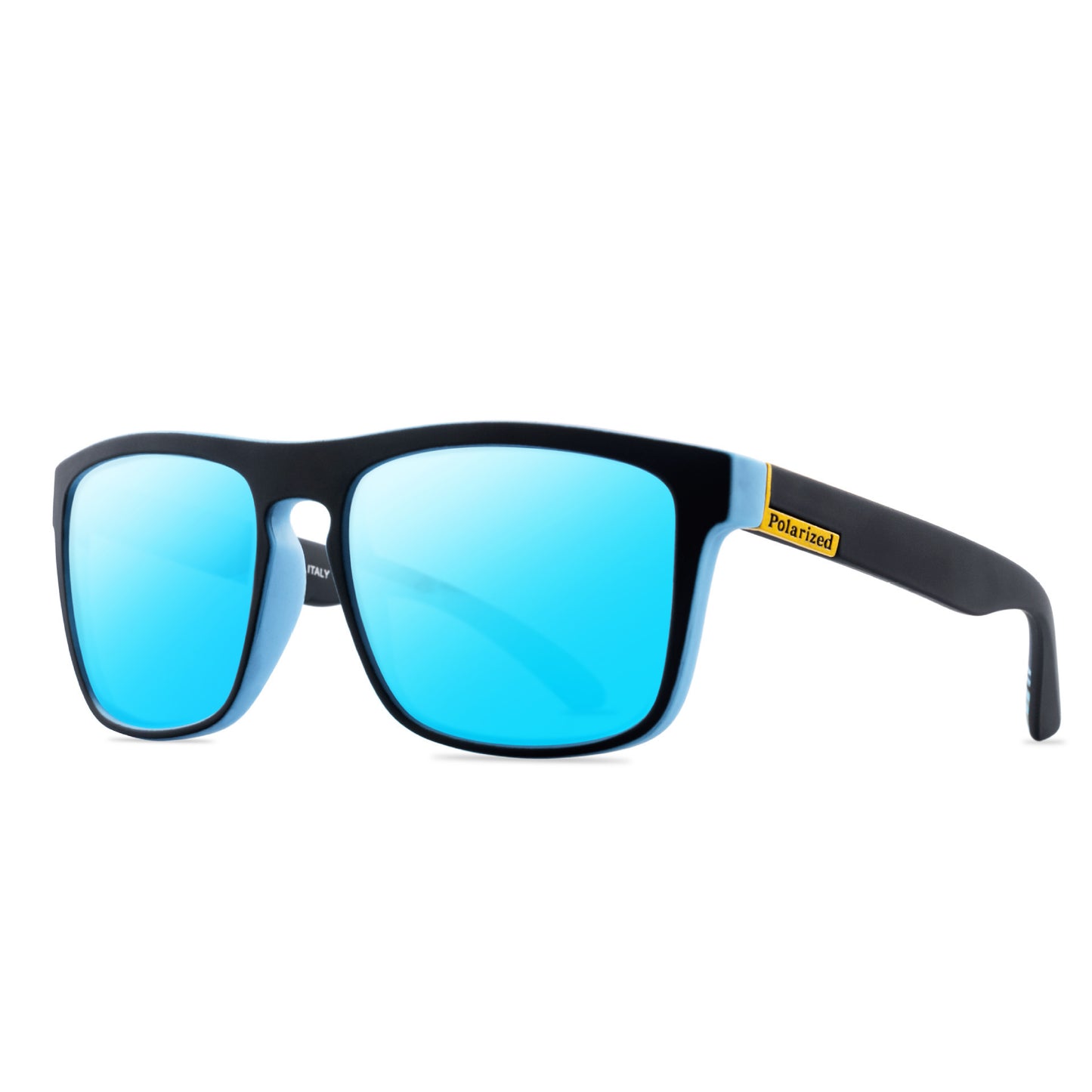 Unisex Polarized Square Sunglasses with TAC Lens Lightweight PC Frame for Outdoor Clarity and UV Protection All Day