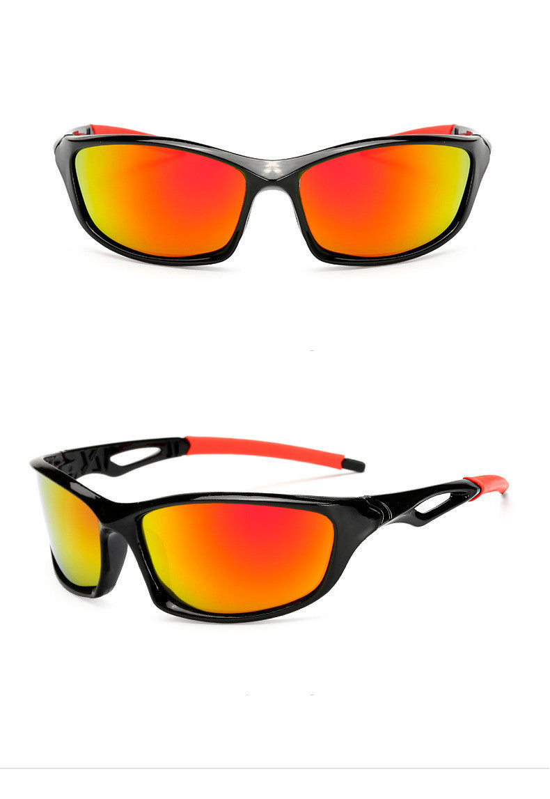 Mens Polarized Sunglasses With UV400 Protection Riding Glasses Cycling Eyewear Outdoor PC Frame For Men For Men