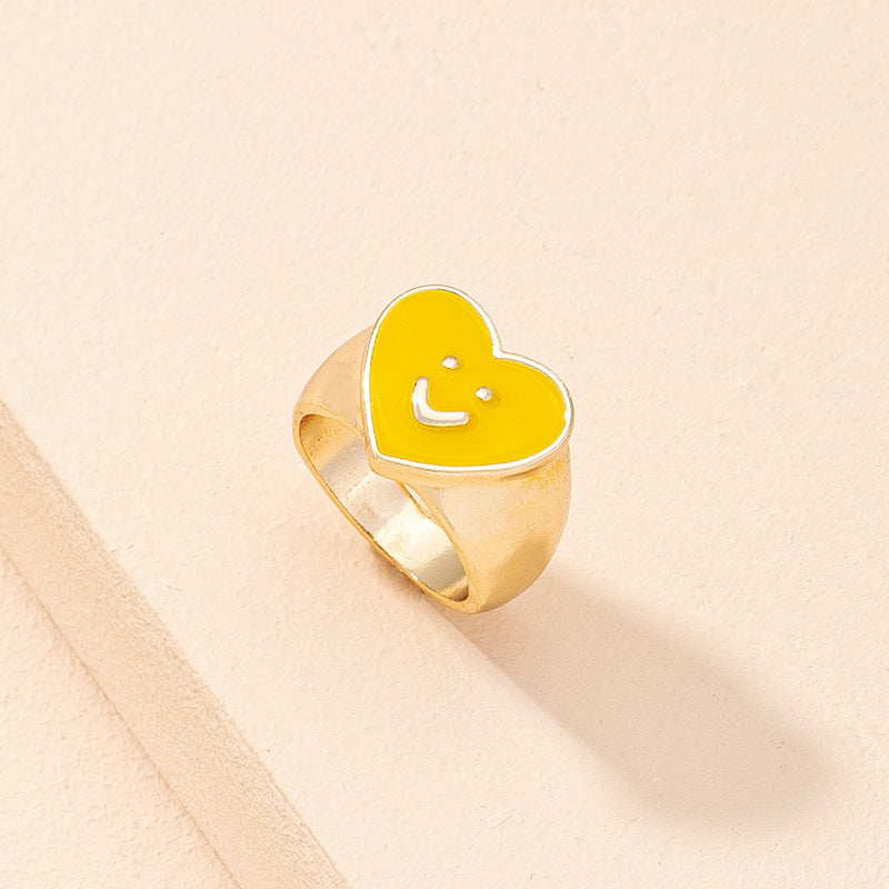 Unisex Adjustable Colorful Flower Ring Jewelry For Women And Men Individually Packed Customizable Ring Wear Daily