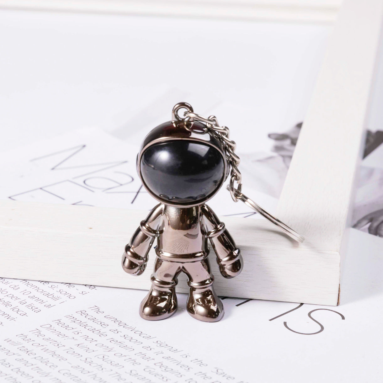 Unisex Astronaut Keychain Pendant Electroplated With Logo Bag Charm Accessory For Daily Use And Trendy Essentials