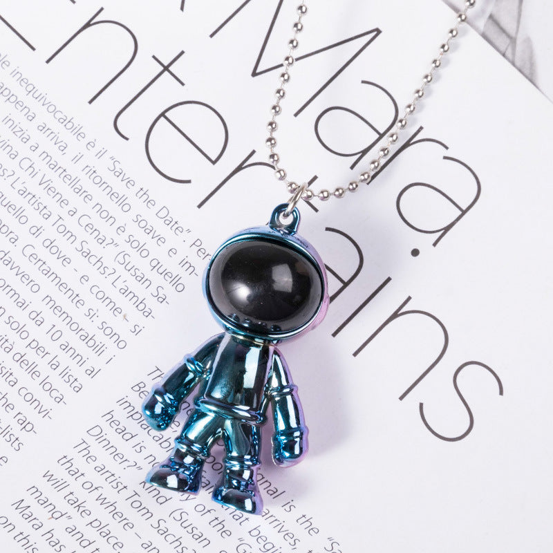 Unisex Astronaut Keychain Pendant Electroplated With Logo Bag Charm Accessory For Daily Use And Trendy Essentials