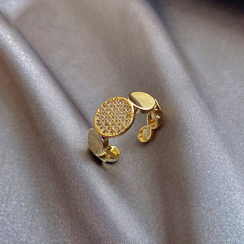 Geometric Open Ring Adjustable Alloy Band Jewelry Daily