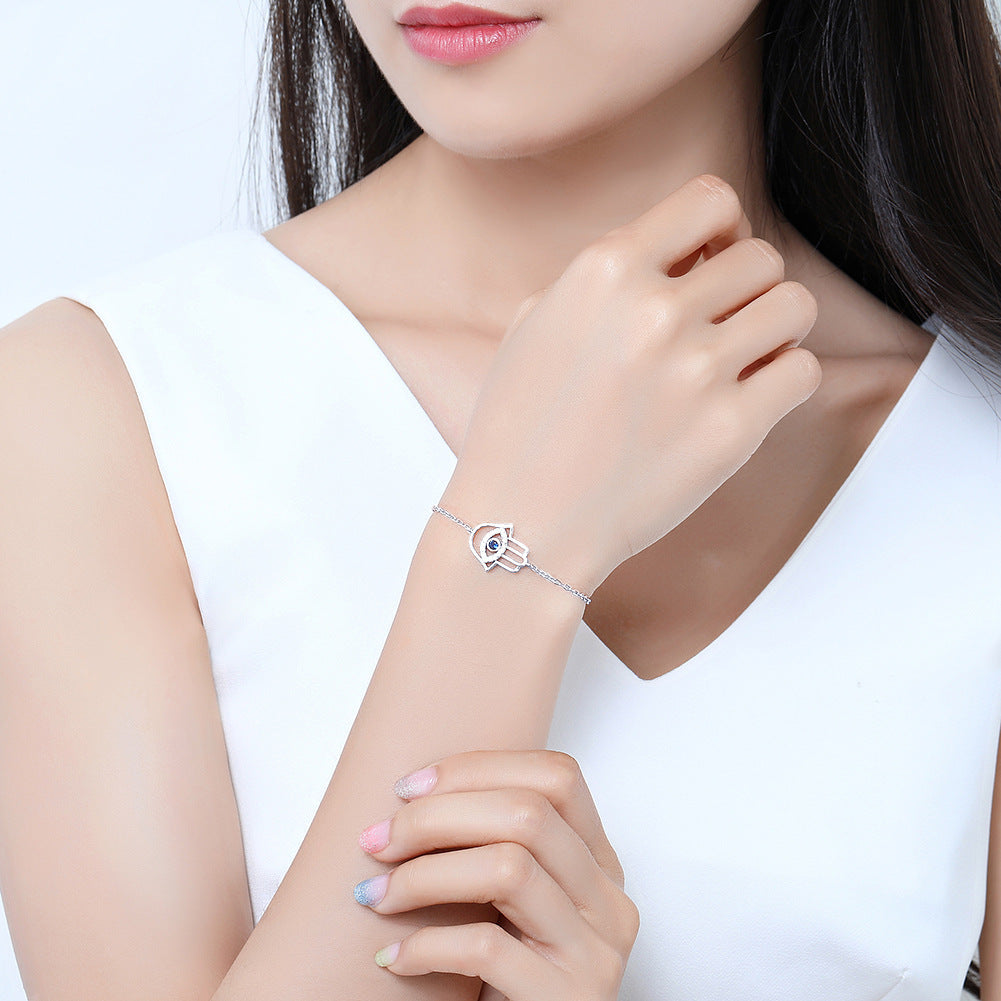 Crystal Copper Bracelet With Inlaid Crystals Elegant Rose Gold Finish Extender for Women Jewelry Quality Craft