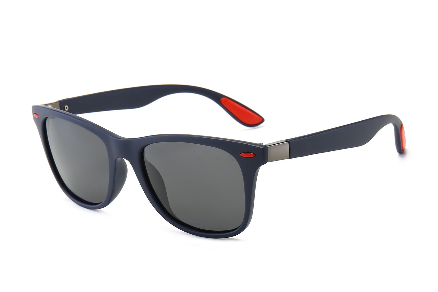 Adult Retro Round Sunglasses Polarized UV400 PC Lens Black Frame Unisex Timeless Style for Everyday Wear Daily