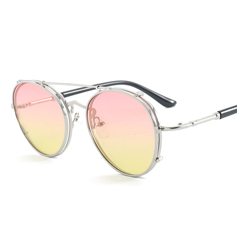 Fashion Sunglasses Metal Frame PC Lens UV400 Protection