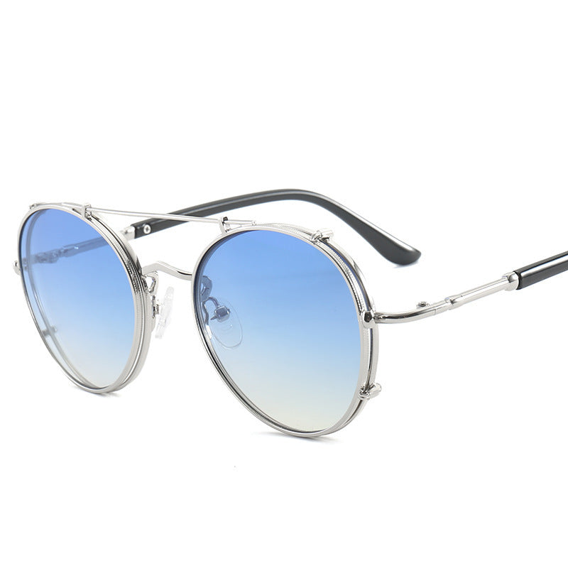 Fashion Sunglasses Metal Frame PC Lens UV400 Protection