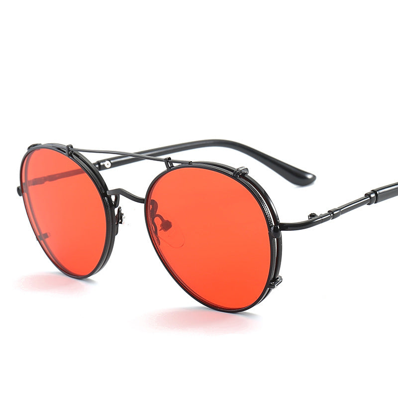 Fashion Sunglasses Metal Frame PC Lens UV400 Protection