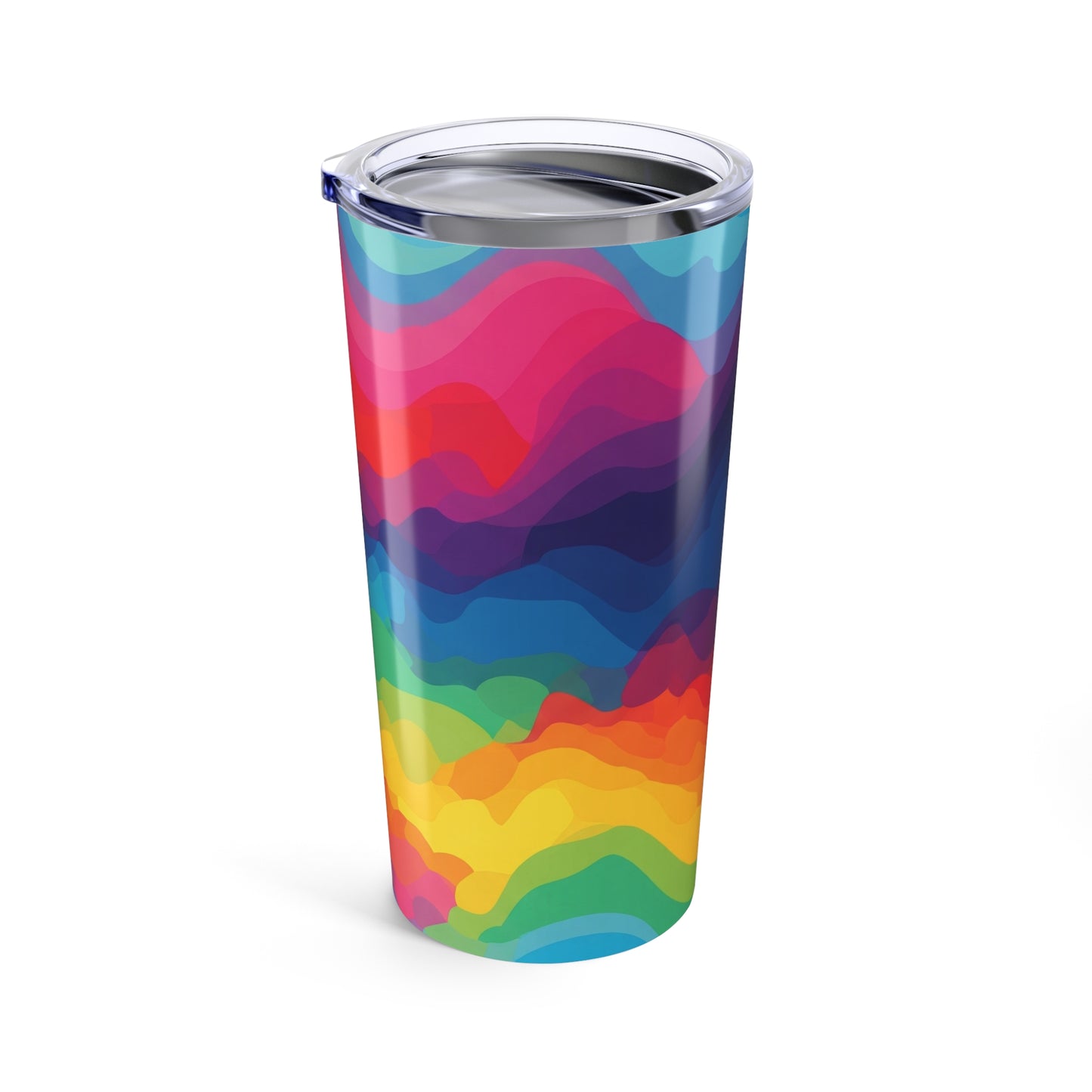 20oz Stainless Steel Printed Travel Mug With Double Wall Vacuum Insulation Spill Resistant Lid For Hot Or Cold