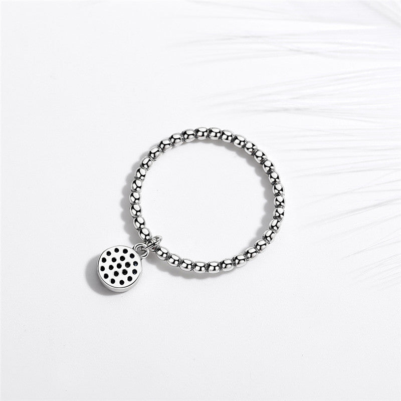 Womens Silver Eye Ring European American Design Jewelry