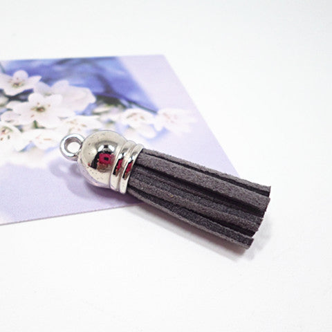 Velvet Bag Charms Set Electroplated Pendants With Tassel Keychain Decoration Craft Supplies Phone Charms Kit Set