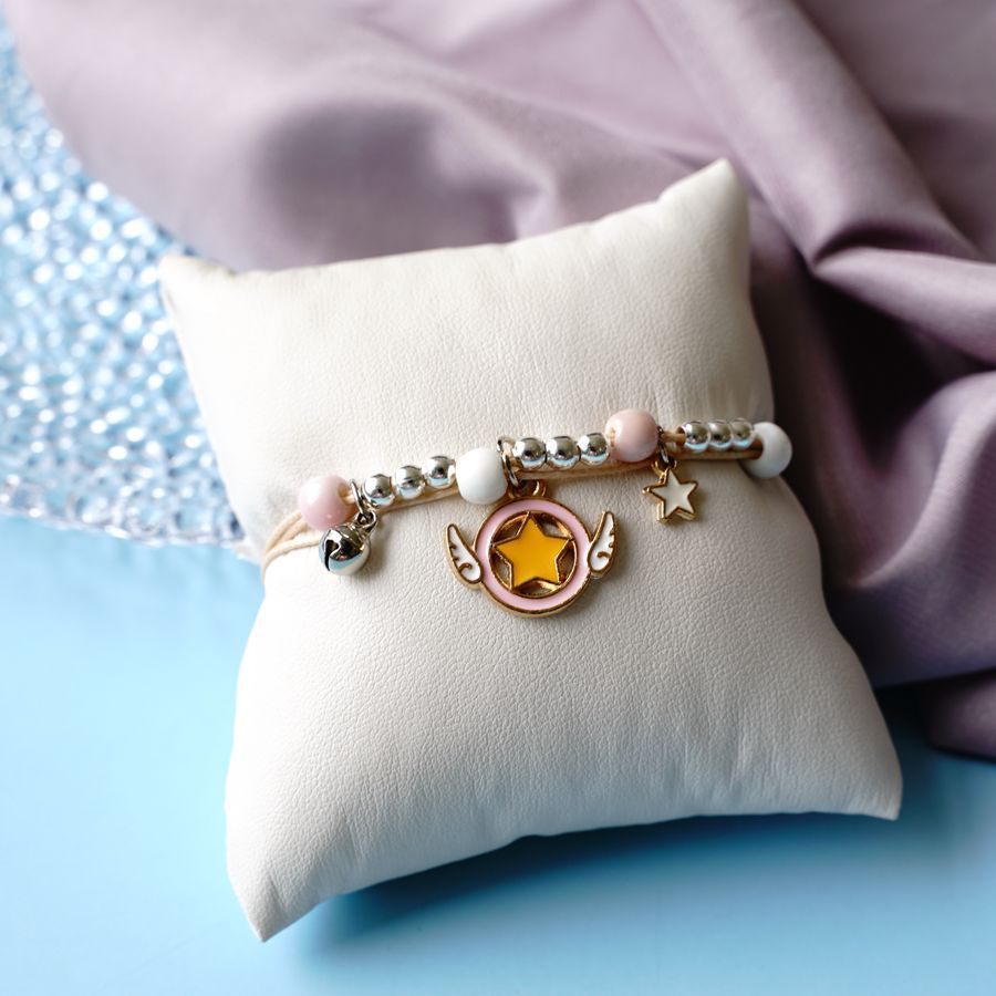 Ceramic Cartoon Bracelet Woven Alloy Jewelry Simple Beads Bracelet With Deer Rabbit Cat And Design Accessories