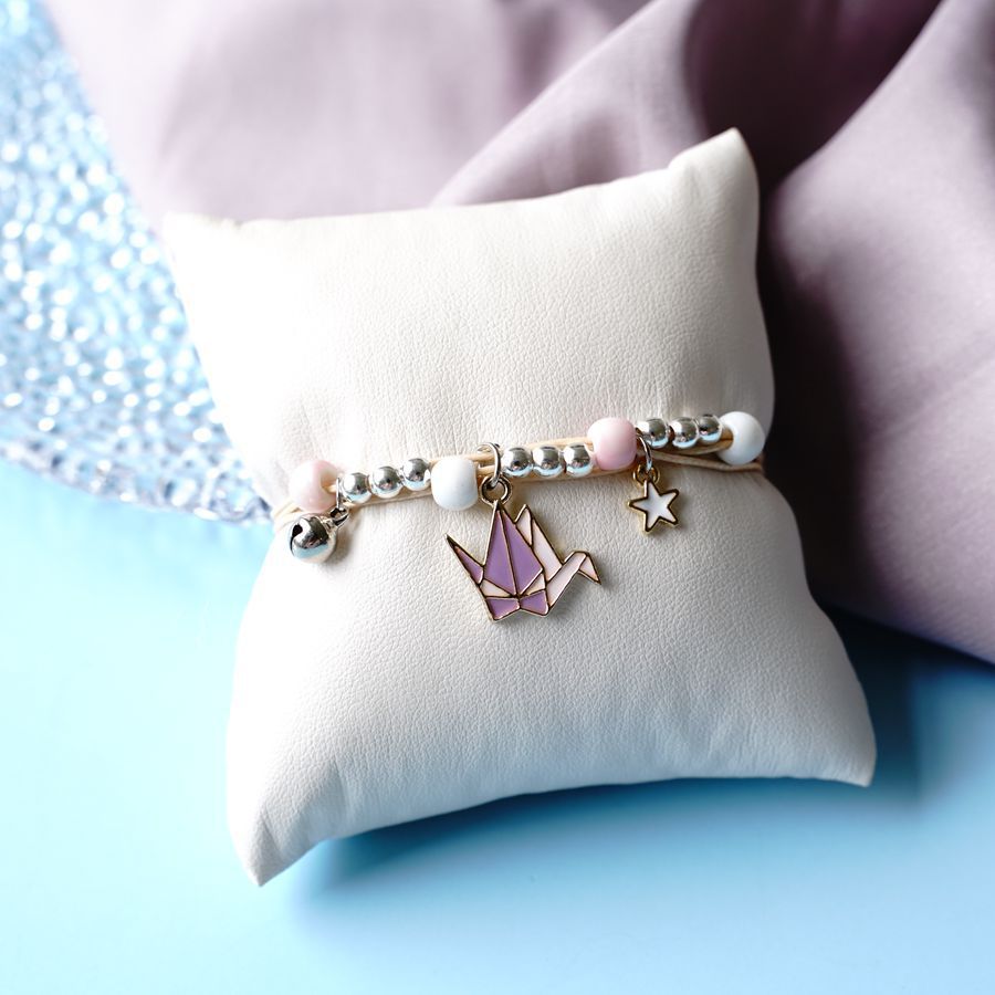 Ceramic Cartoon Bracelet Woven Alloy Jewelry Simple Beads Bracelet With Deer Rabbit Cat And Design Accessories