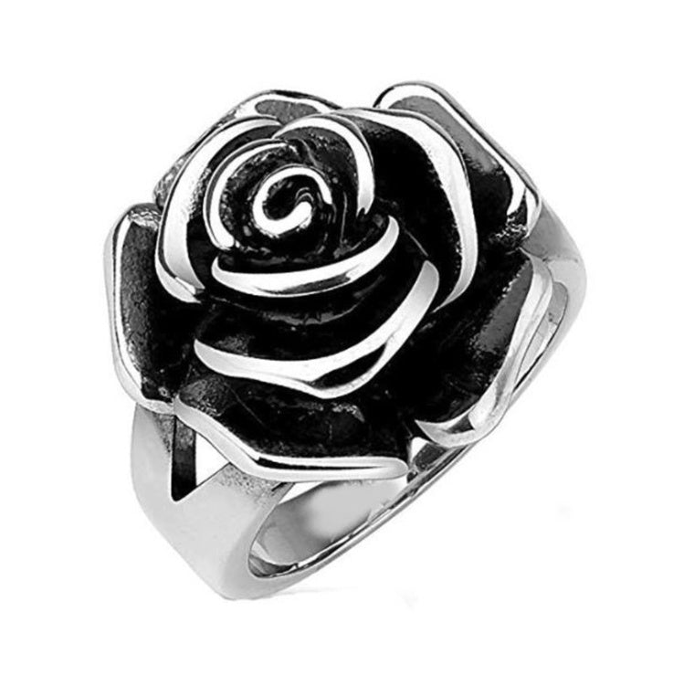 Womens Rose Ring Metal Electroplated Vintage Flower Ring For Festivals Gift Jewelry Bulk Wholesale Everyday Gift