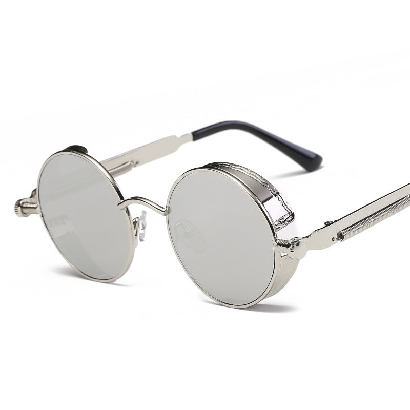 Women Vintage Round Eyeglasses Metal Frame With Spring Hinges Fashion Eyewear Timeless Glasses Everyday Style