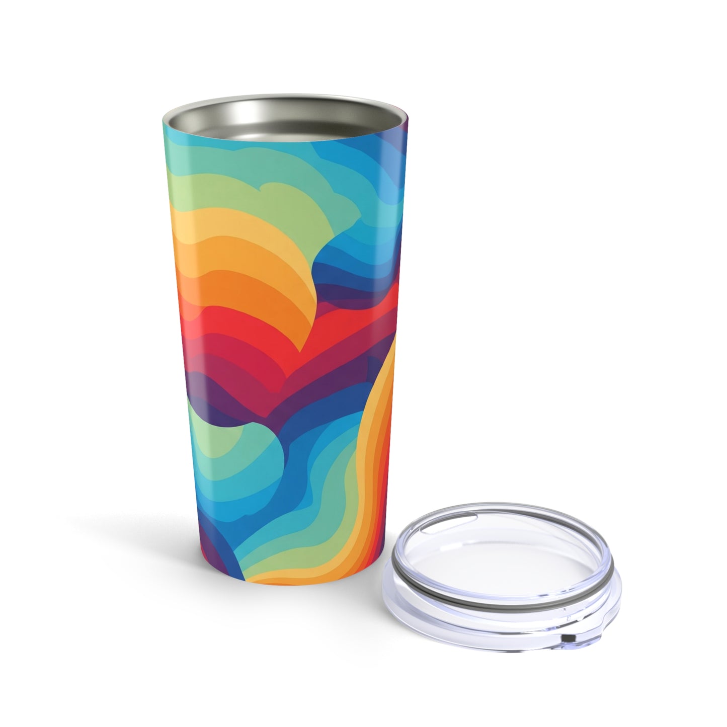 20oz Stainless Steel Travel Mug With Double Wall Vacuum Insulation Leak Proof Durable Built For Hot And Cold Drinks