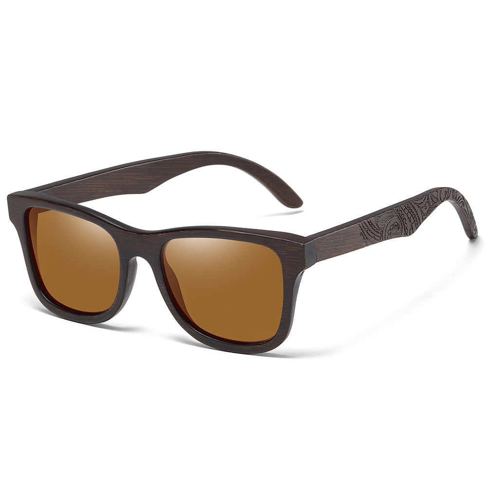 Wooden Sunglasses Bamboo Frame Polarized Lenses Durable